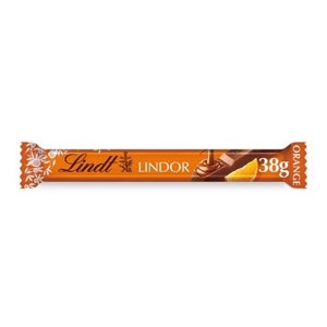 Lindt Lindor Orange Milk Chocolate Bar 38g