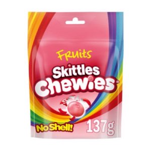 Skittles Chewies Fruits Sweets Pouch Bag 137g