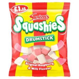 Swizzels Drumstick Squashies Original Raspberry & Milk PMP 1.15 120g