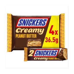 Snickers Creamy Peanut Butter & Milk Chocolate Duo Bar 36.5g