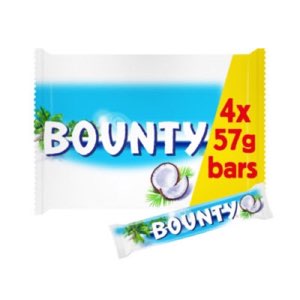 Bounty Coconut & Milk Chocolate Snack Bar Duo 57g