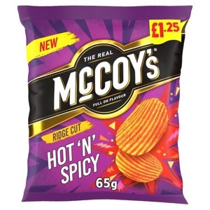 Mccoy's Hot 'N' Spicy Grab Bag Crisps 45g