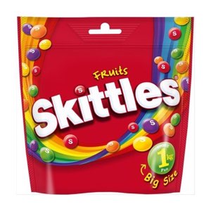 Skittles Vegan Chewy Crazy Sour Sweets Fruit Flavoured Treat Bag 1 PMP 109g