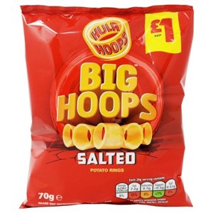 Hula Hoops Big Hoops Salted PMP 1.35 70g