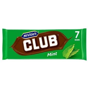 McVitie's Club Mint Bars PMP 7x22g