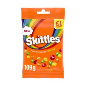 Skittles Citrus Vegan Sweets PMP 1.00 109g