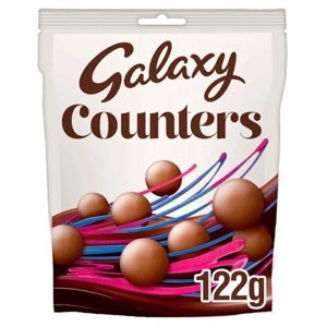 Galaxy Counters Milk Chocolate Buttons Treat Bag PMP 1.69 78g
