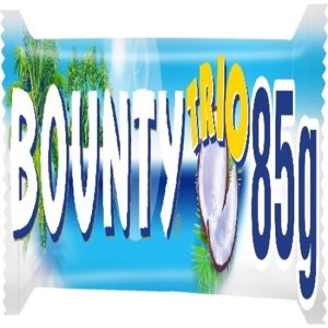 Bounty Coconut Milk Chocolate Trio Bar 85g