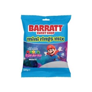 Barratt Sweet Shop Super Mario Mini Rings Mix 120g