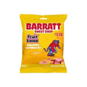 Barratt Sweet Shop Fruit Salad Squishy Sunburst PMP 1.15 120g