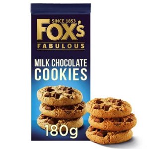 Fox's Fabulous Milk Chocolate Cookies PMP 180g