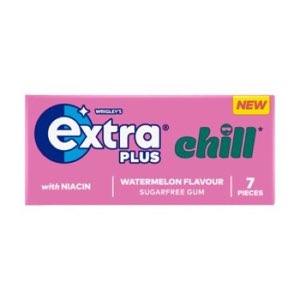 Extra Plus Chill Watermelon Flavour Chewing Gum 7 Pieces