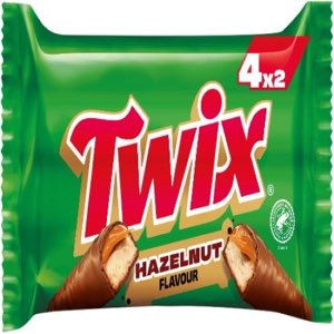 Twix Hazelnut Milk Chocolate Bar Twin 4 Pack
