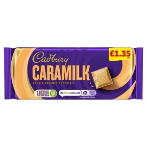 Cadbury Caramilk Chocolate Bar Pmp 1.75 80g