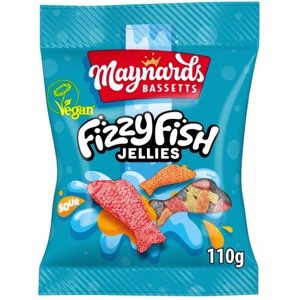 Maynards Bassetts Fizzy Fish PMP 1.00 110g