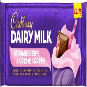 Cadbury Dairy Milk Strawberries & Creme Frappe PMP 1.75 115g